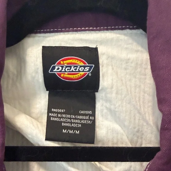 Dickies Men's Deep Purple Shirt Jacket - Picture 2 of 2